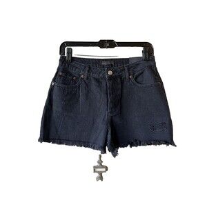 House of Harlow 1960 women Denim Cut Off Jean Shorts sze 26 Button Fly 3" inseam